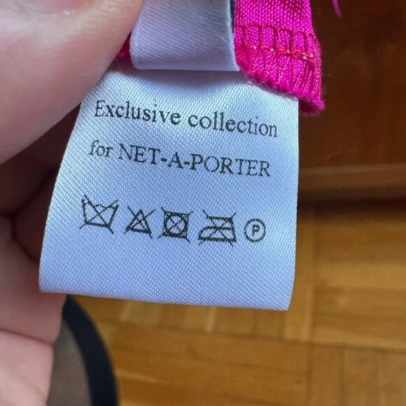 Maison Cleo Ruched Silk wrap top No Scrunchie (sz 38) - Picture 7 of 12